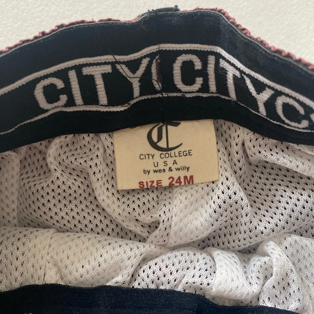 City College USA Burgundy Jogger Pants 24M